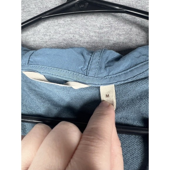 Soft Surroundings Live Soft Reawaken Dress Blue Hooded‎ Medium - Picture 3 of 7